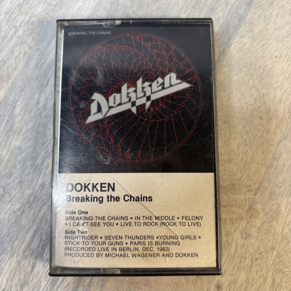 Breaking the Chains by Dokken (Cassette, Oct-1990, Elektra (Label))